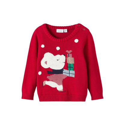 Pull gebreid, m62, Jester Red, girl