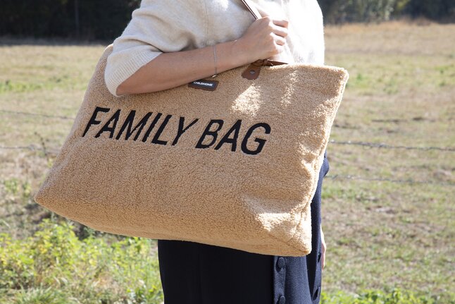 Childhome Sac à langer Family Bag teddy brun