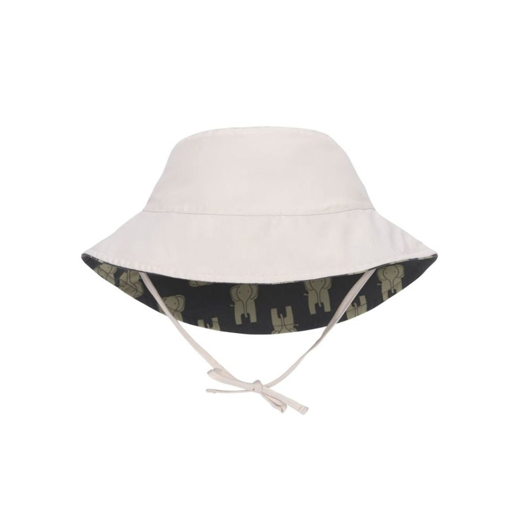 Zonnehoedje, Bucket Hat Elephant Dark Grey, 3-6 maand, maat 43/45