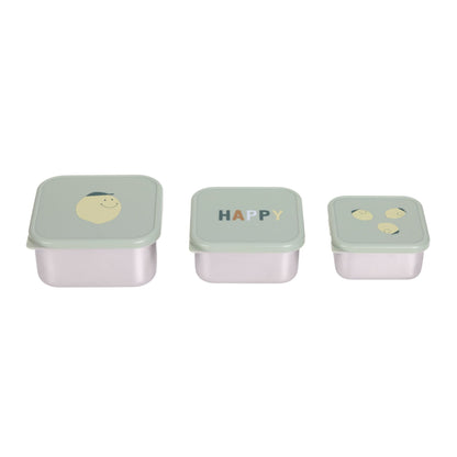Lässig Snackdoosje Happy Fruits Lemon - 3 stuks
