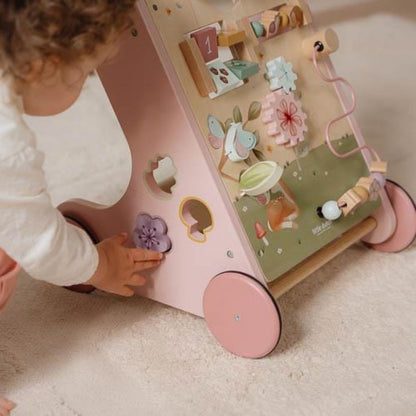 Little Dutch Houten loopwagen Fairy Garden roze