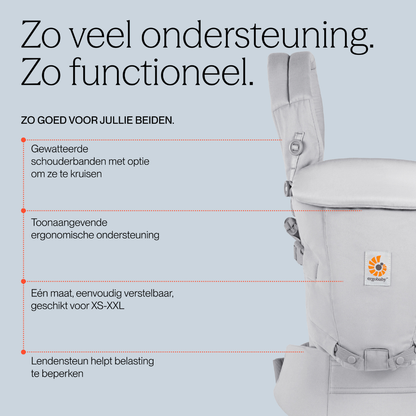 ERGObaby Combidrager Adapt SoftFlex Mesh Pearl Grey