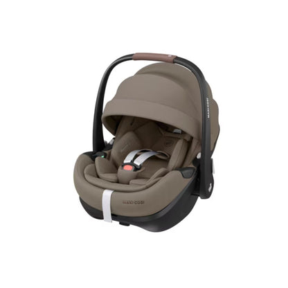 Maxi-Cosi Kinderwagen 4-in-1 Fame Twillic Truffles + draagmand + Autostoel Pebble 360 pro 2 + basis Familyfix 360 Pro
