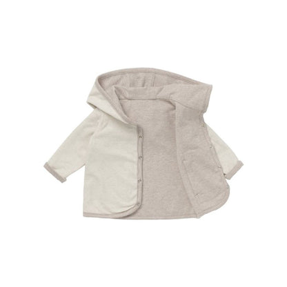 Noppies Baby Jas omkeerbaar, Bonny, m 68, Taupe Melange, noppies uniseks