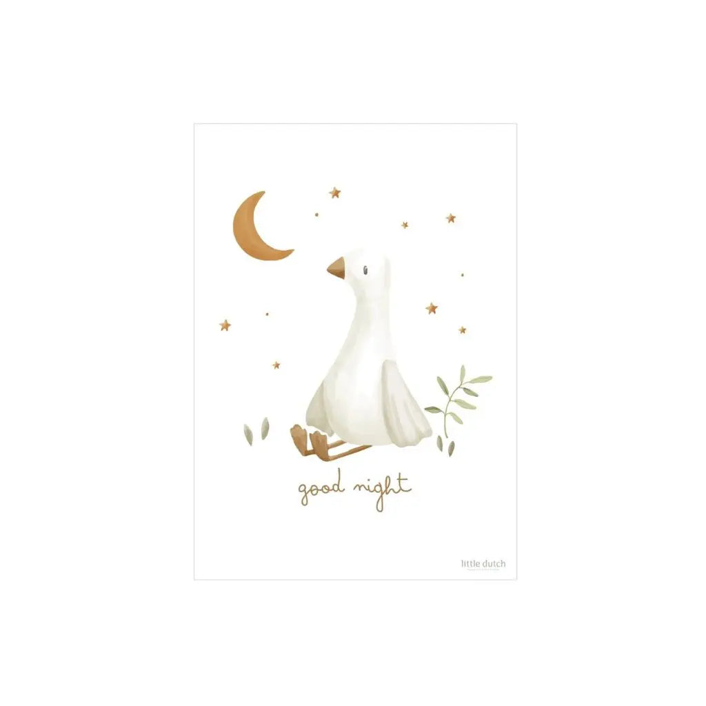 Little Dutch Poster A3 Little Goose