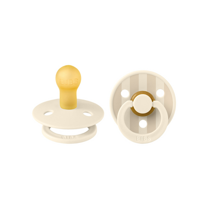Bibs Sucette + 0 mois STUDIO Pack Pin Ivory Vanilla Mix - 2 pièces