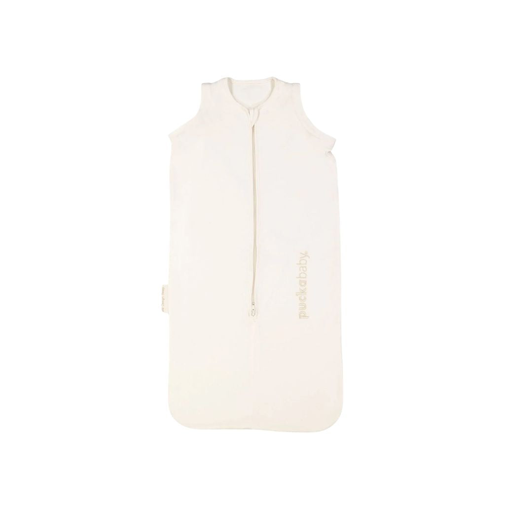 Puckababy Zomerslaapzak The Bag Newborn Cotton Pure TOG 0,5 Off White 70 cm