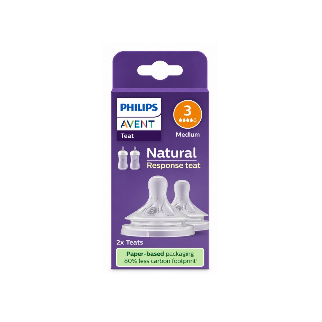 Philips AVENT Speen Natural Response normale melktoevoer - 2 stuks