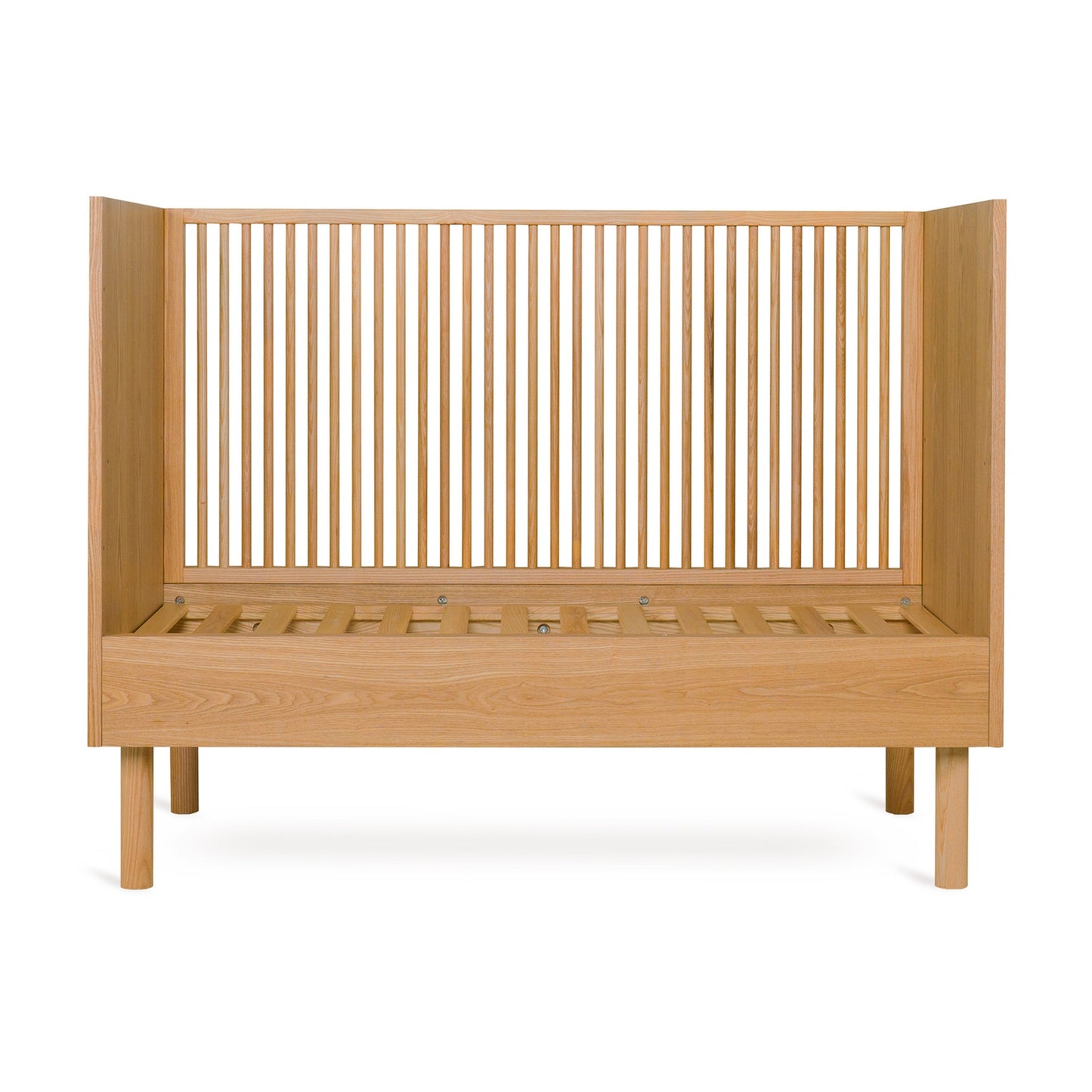 Quax Chambre de bébé 3 pièces (lit L 140 x Lg 70 cm + commode avec rallonge + armoire 2 portes) Hai No Ki Natural Ash 