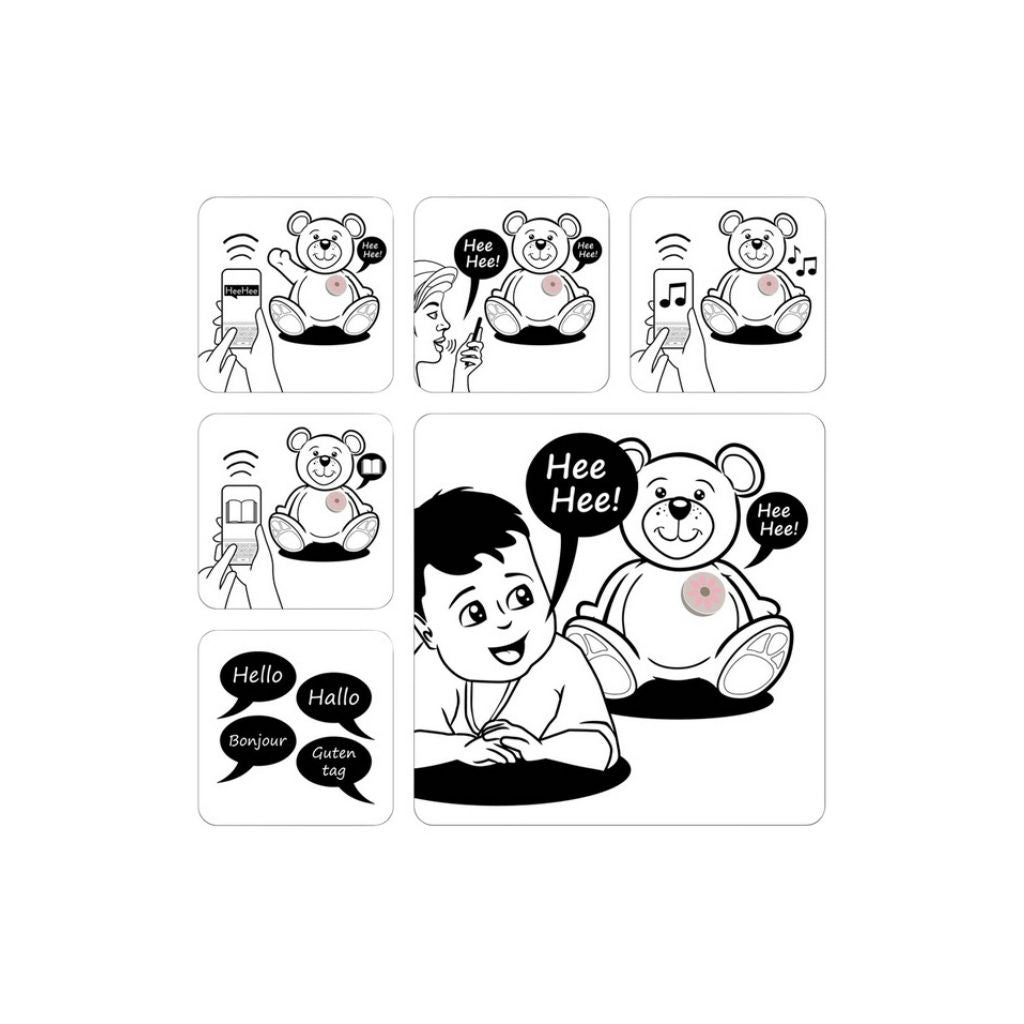 Alecto Activiteitenspeeltje Baby HeeHee button