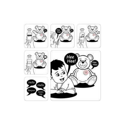 Alecto Activiteitenspeeltje Baby HeeHee button