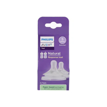 Philips AVENT Speen Natural Response snelle melktoevoer - 2 stuks