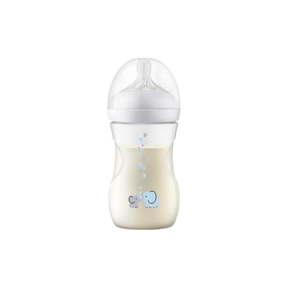 Philips AVENT Biberon Natural Response AirFree Eléphant transparent 260 ml