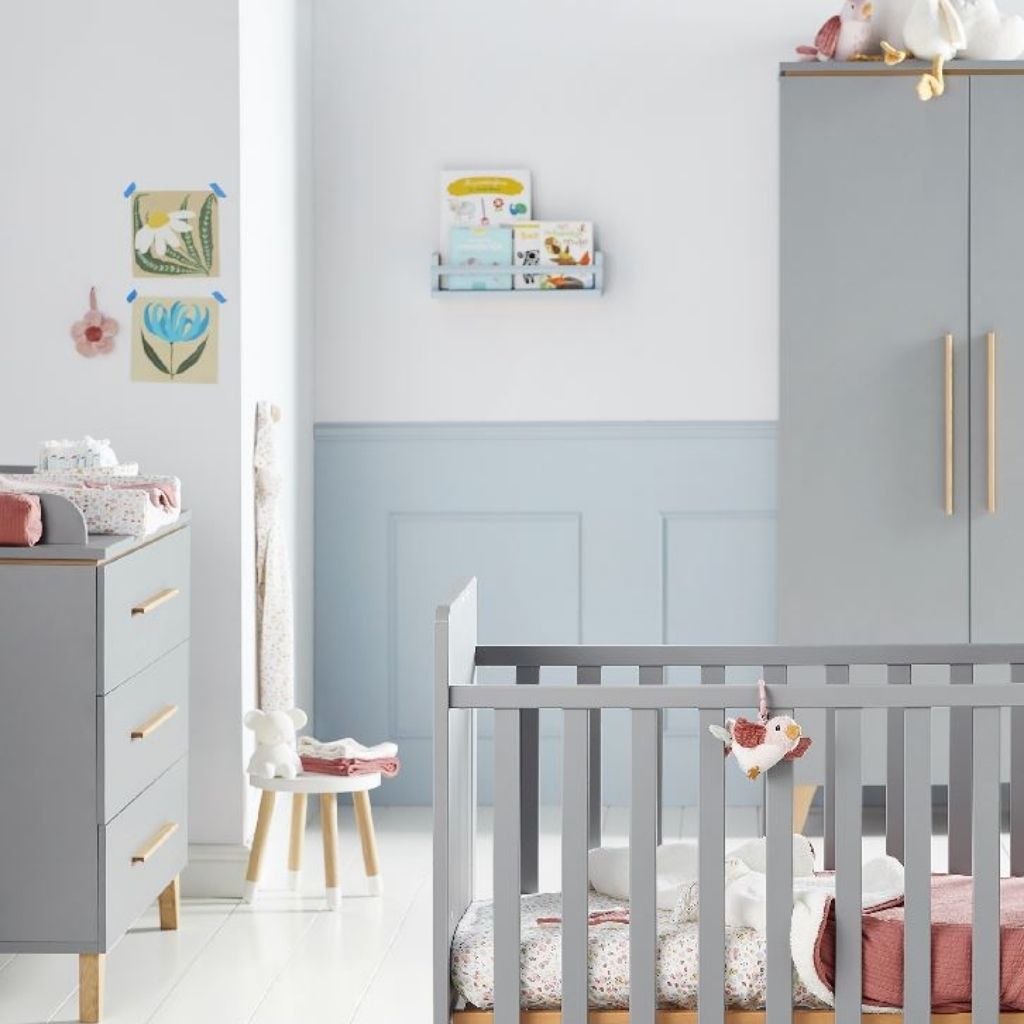 Transland Armoire 2 portes Steffi gris