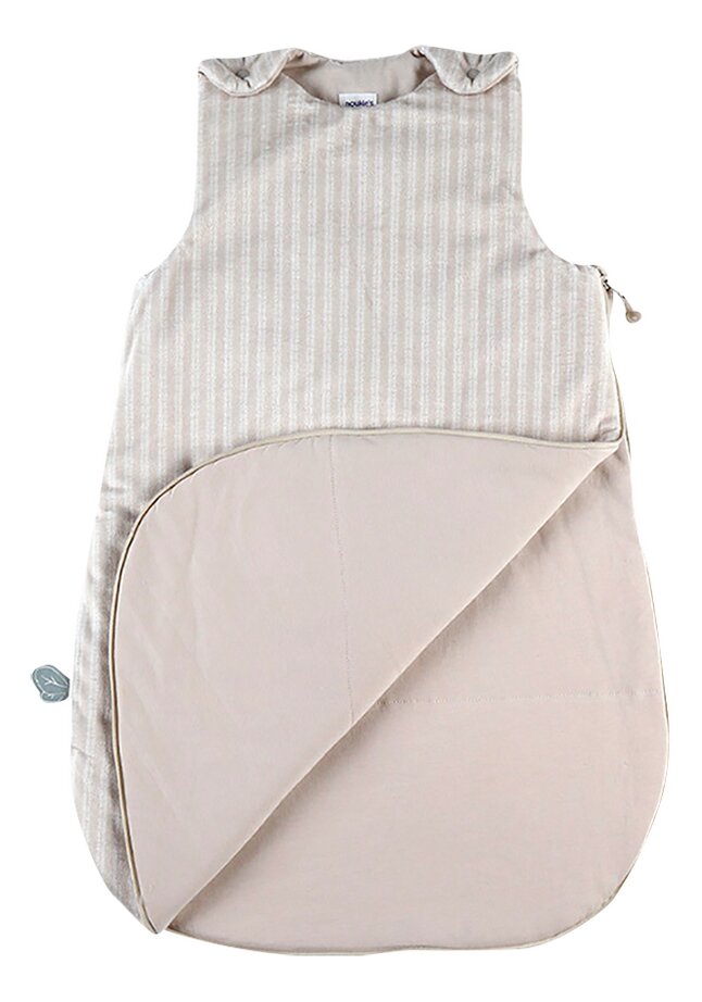 Noukie's Winterslaapzak Tiga, Stegi & Ops TOG 2,5-3,5 Beige 70 cm