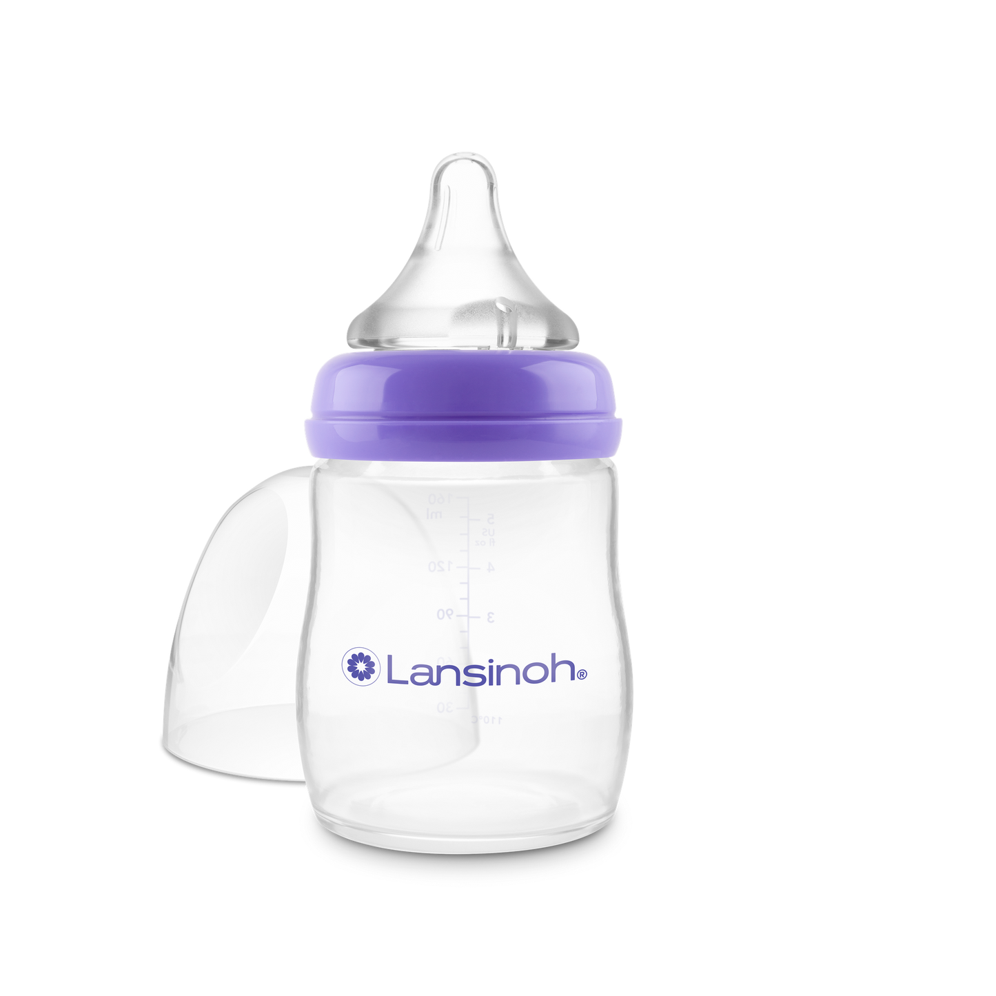 Lansinoh Zuigfles NaturalWave 160 ml transparant