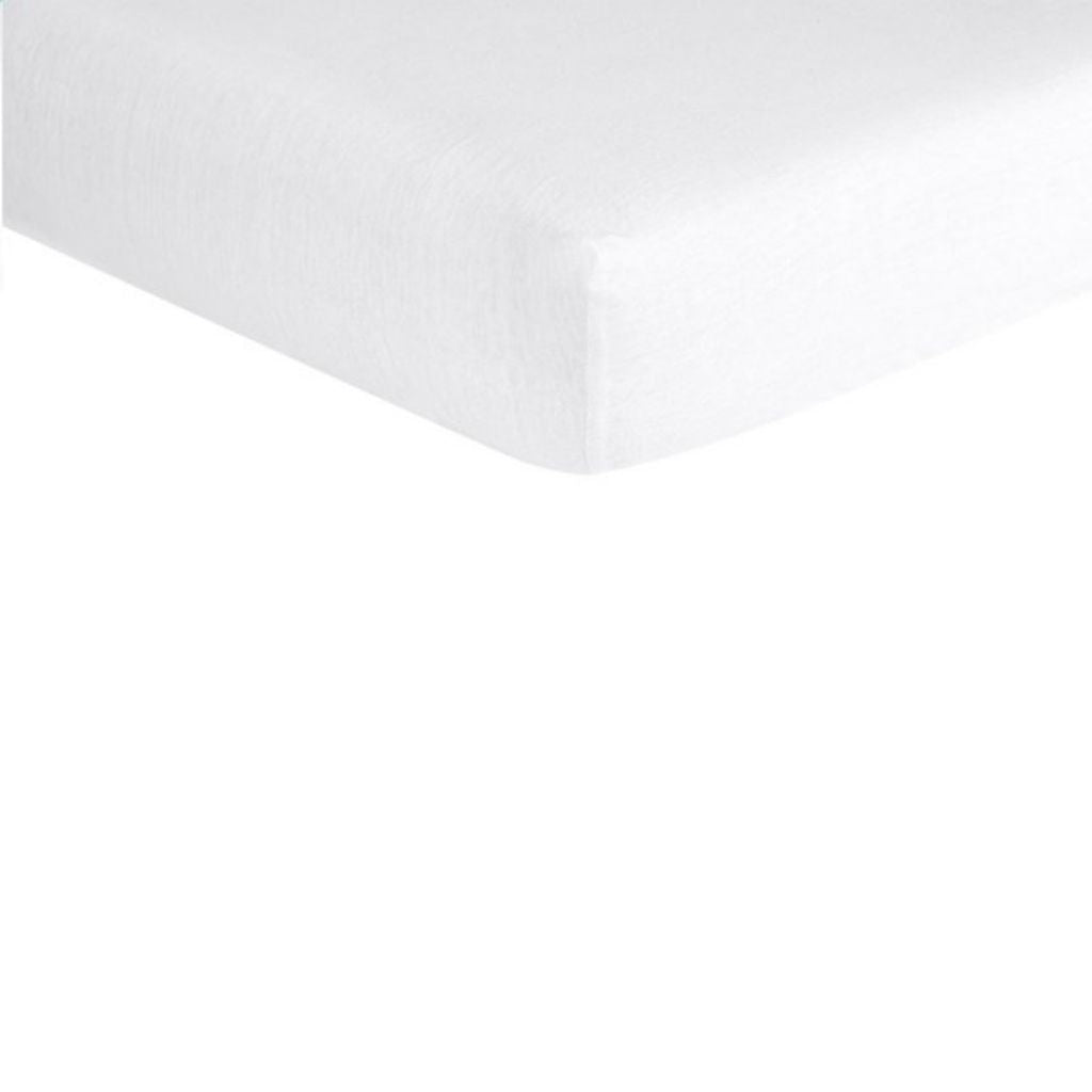 Dreambee Hoeslaken Essentials katoen wit B 60 x L 120 cm