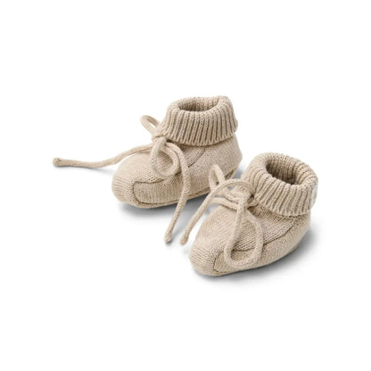 Little Dutch Gebreide slofjes Soft Beige uniseks 44/56