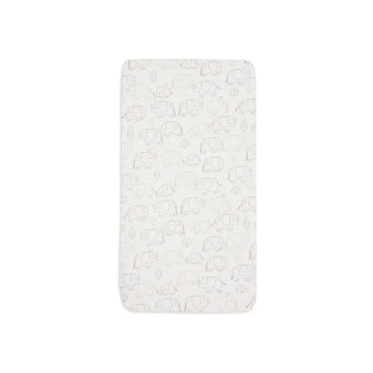 Jollein Hoeslaken jersey Elephant Tales 60 x 120 cm