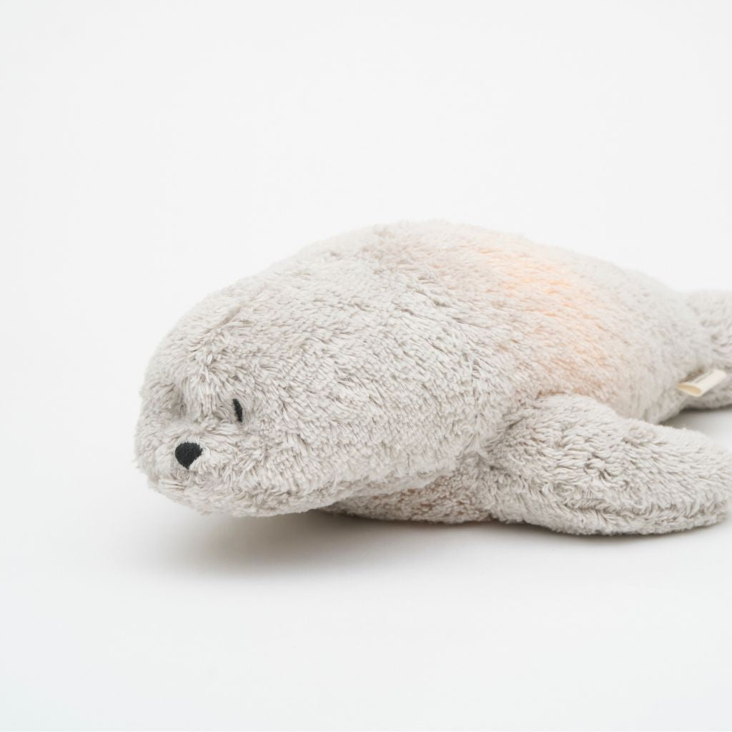 Moonie Peluche The Humming Seal Gray Natur 2.0