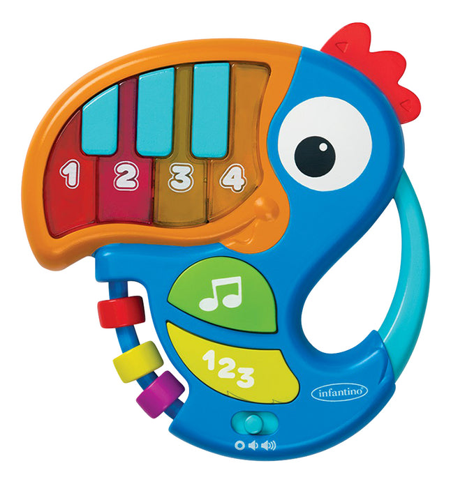 Infantino Activiteitenspeeltje Piano & Numbers Learning Toucan Blue