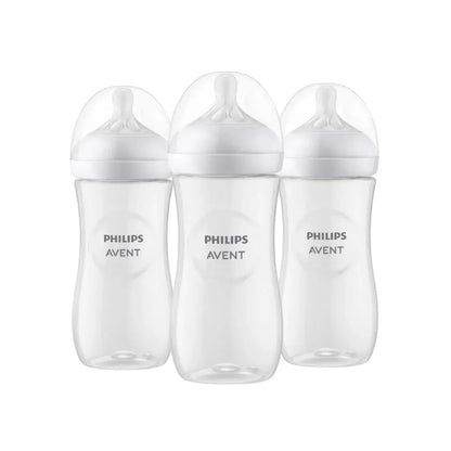 Philips AVENT Biberon Natural Response transparent 330 ml - 3 pièces
