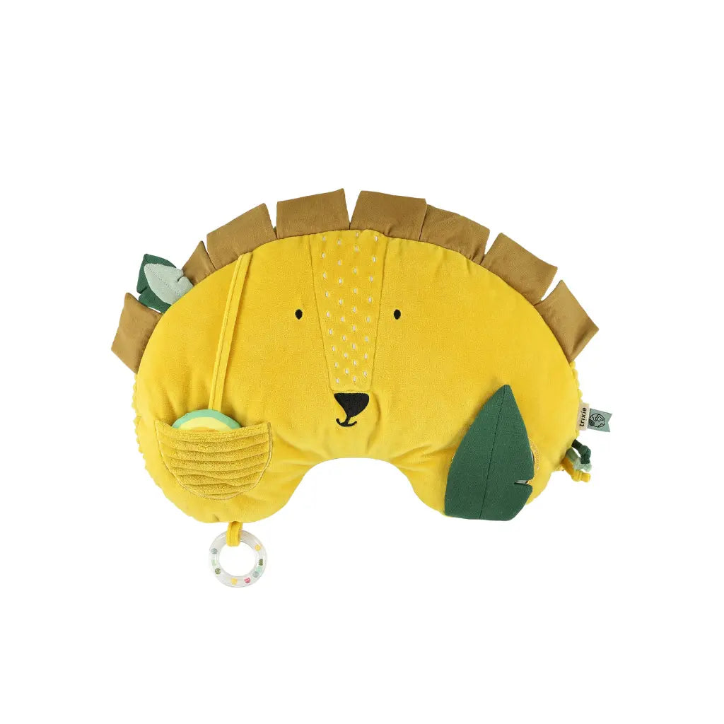 Trixie Baby Tummy time kussen Mr. Lion geel