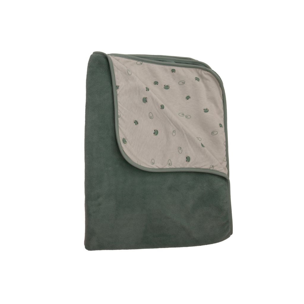 Dreambee Deken voor wieg of park Oscar Kikker groen B 75 x L 100 cm