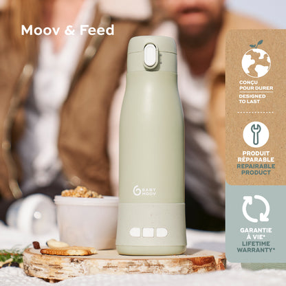 Babymoov Chauffe-biberon Moov & Feed Sage