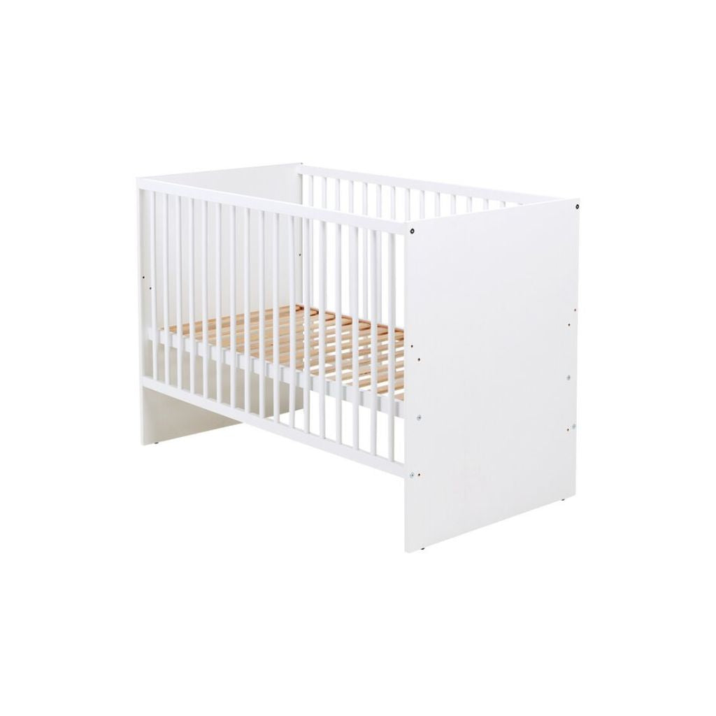 Amal II Lit de bébé Paula blanc L 120 x Lg 60 cm