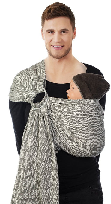 Babylonia Écharpe de portage BB-Sling Bold gris