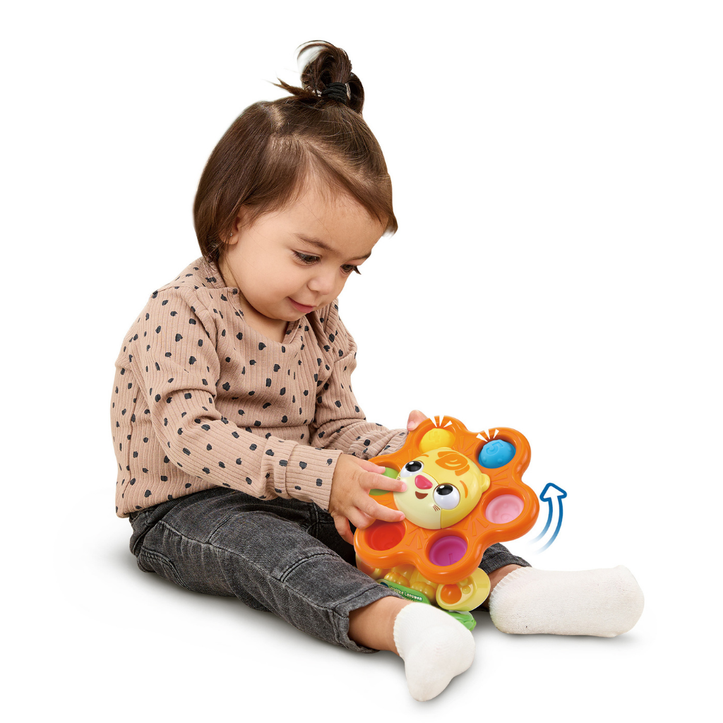 VTech Activiteitenspeeltje Vrolijke Leeuwen Spinner FR