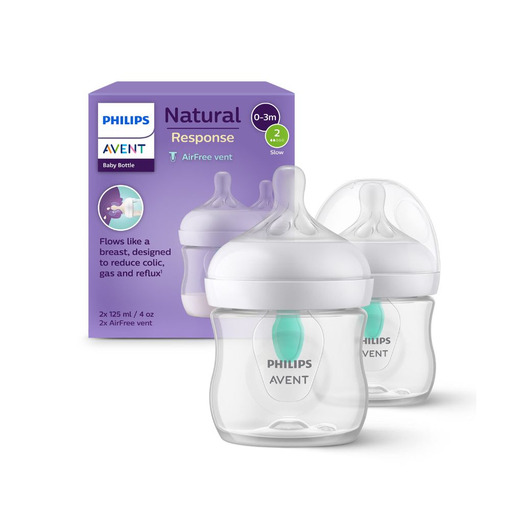 Philips AVENT Biberon Natural Response AirFree transparent 125 ml - 2 pièces