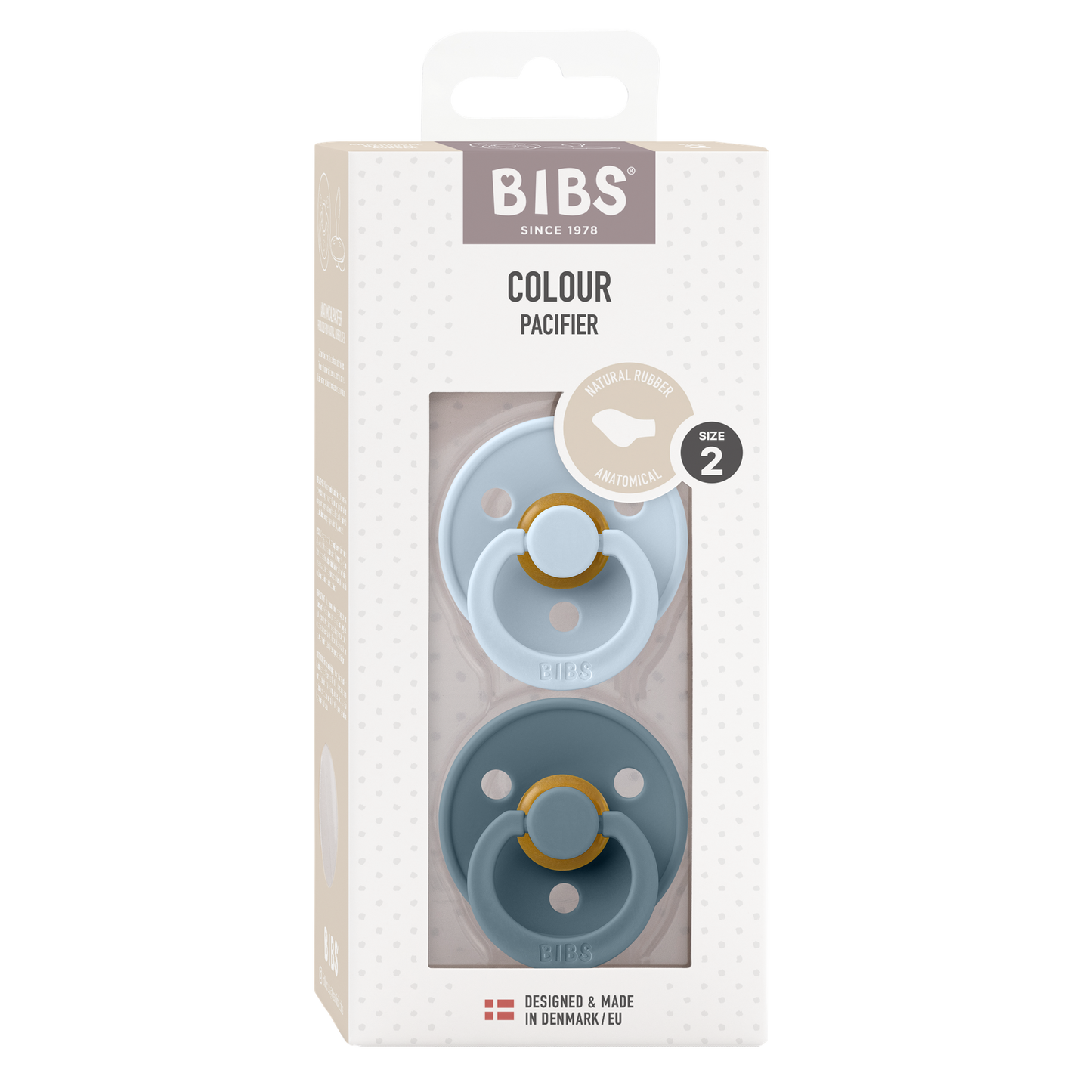 Bibs Sucette 6 - 18 mois Petrol/Blue - 2 pièces