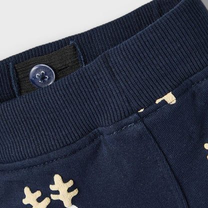Name it broek aop christmas, m 74, Dark Sapphire,uniseks
