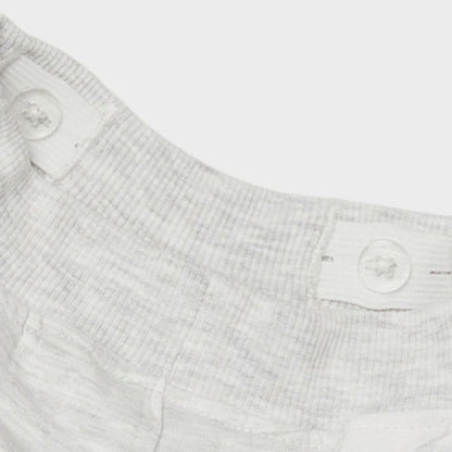 Name it broek aop christmas, m 68, Light Grey Melange, uniseks