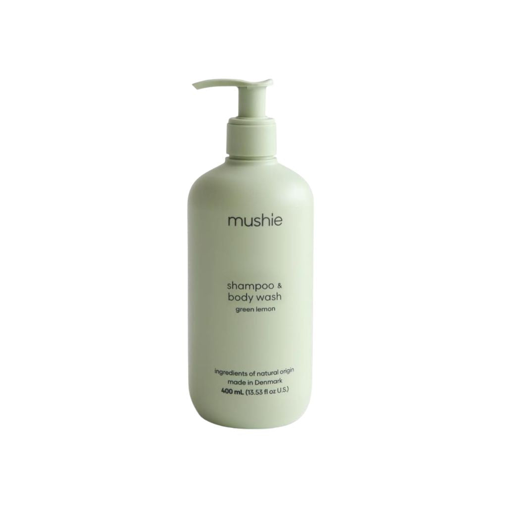 Mushie shampoo en body wash, Groene citroen, 400ml