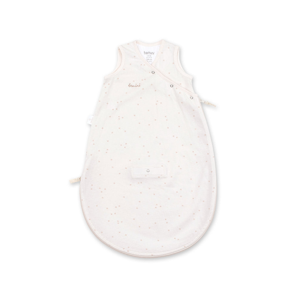 Bemini Sac de couchage d'été Oupss Magic Bag Small Dot TOG 0,5 Écru 70 cm