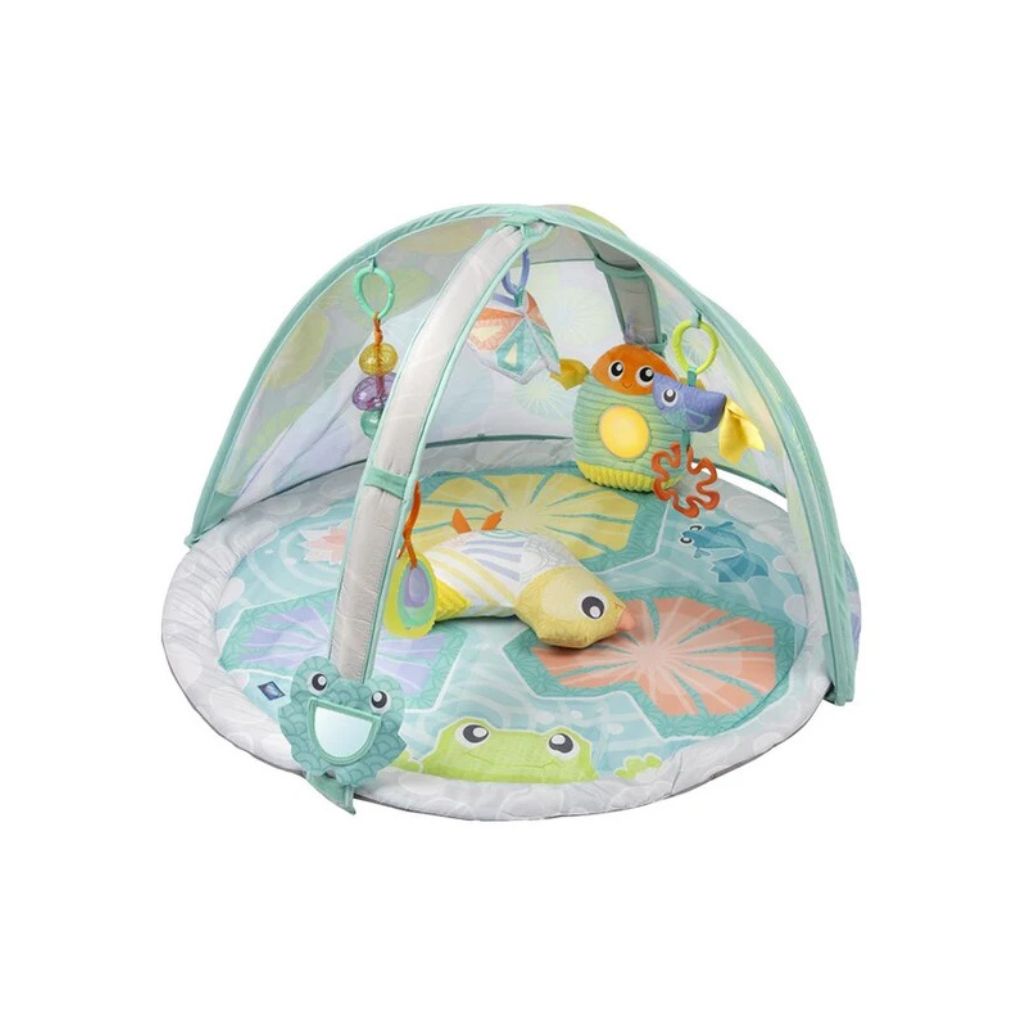 Playgro Tapis de jeu Zen Garden Light Up Cry Sensor Canopy Play Gym