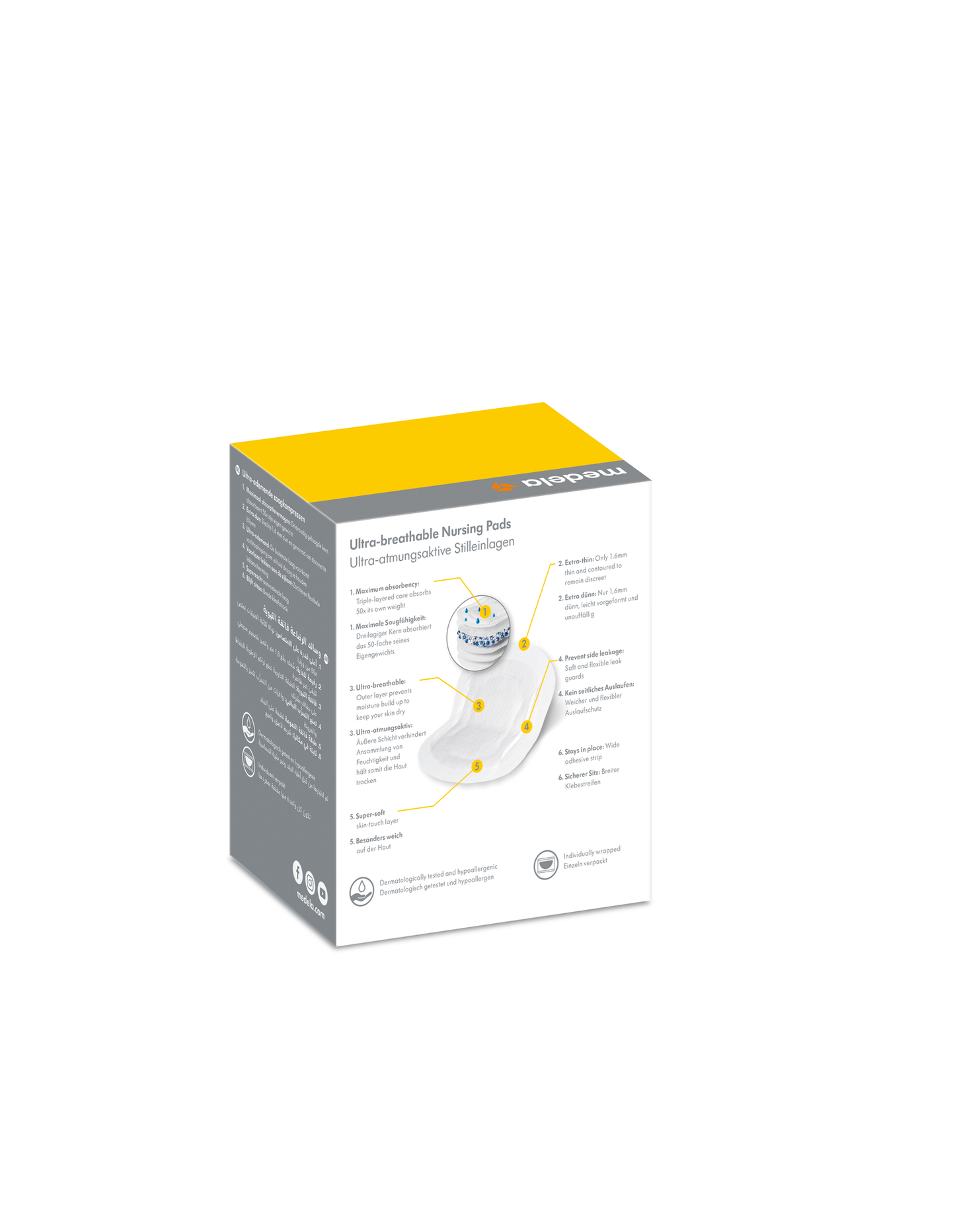 Medela Ultra-Ademende zoogkompressen - 30 stuks