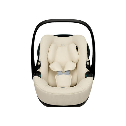 Ukje Housse De Siège-Auto Pour Maxi-Cosi Siège Auto Portable Pebble 360 Groupe 0+ Beige Gaufré 
