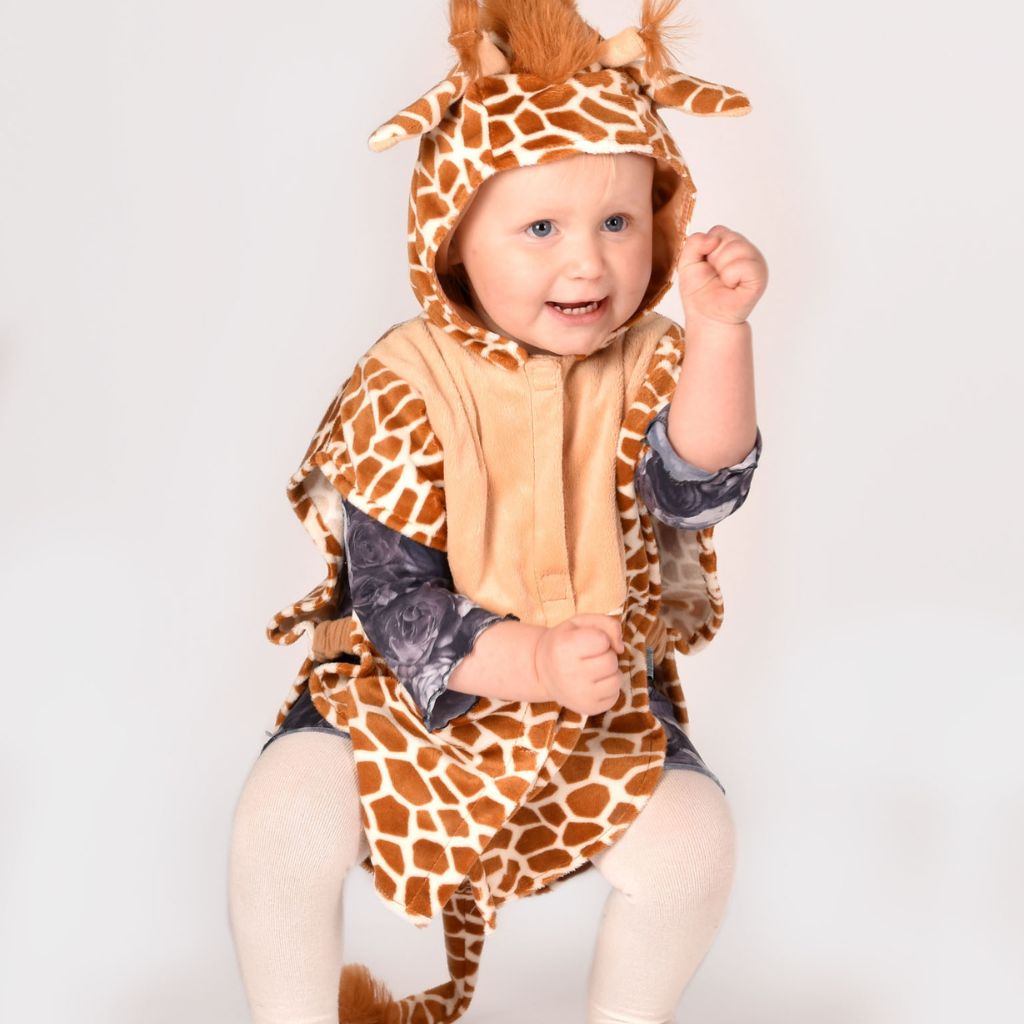 Den Goda Fen Déguisement Mini Cape Girafe taille 86-110 - 1-4 ans