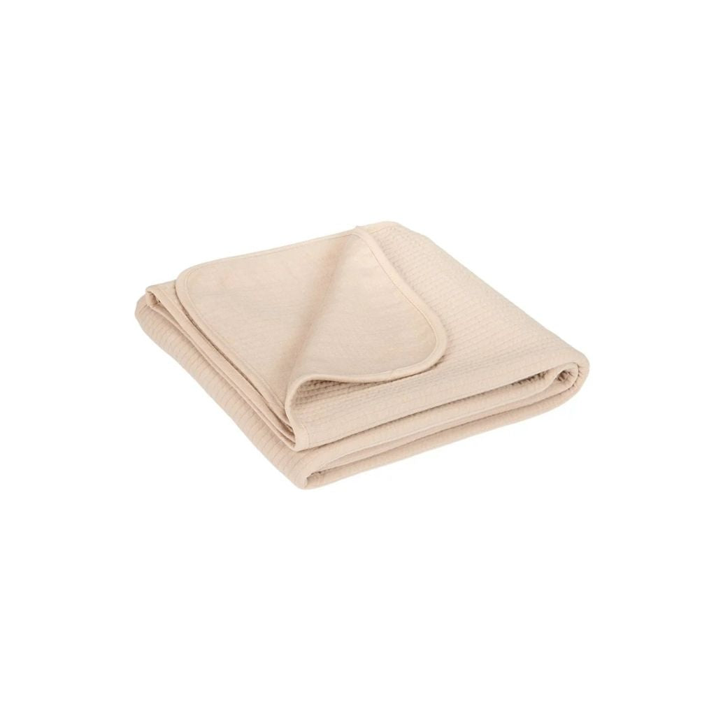 Little Dutch Couverture d'été pour berceau ou parc Pure Beige