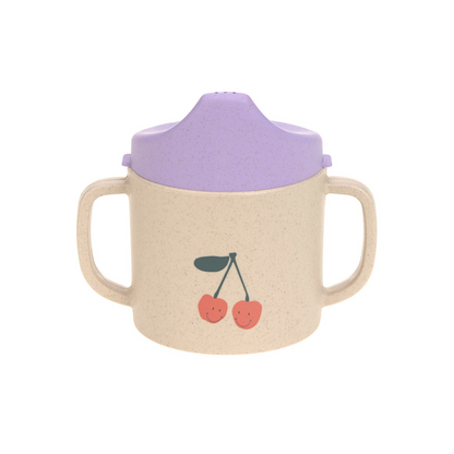 Lässig Gobelet d'apprentissage avec poignées Happy Fruits Cherry Multi