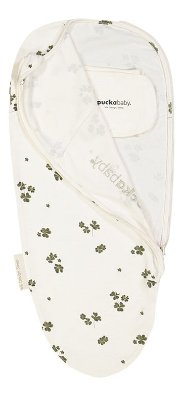 Puckababy Inbakerzak / Zomerslaapzak The Orginal Lucky Clover TOG 0,5 White 60 cm