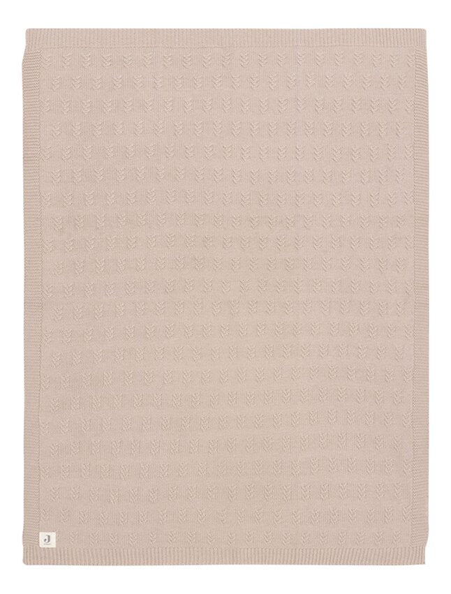 Jollein Couverture pour berceau ou parc Grain Knit Wildrose