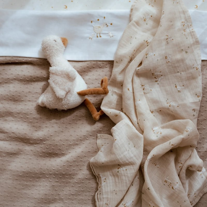 Little Dutch Drap-housse pour lit Moon & Stars blanc