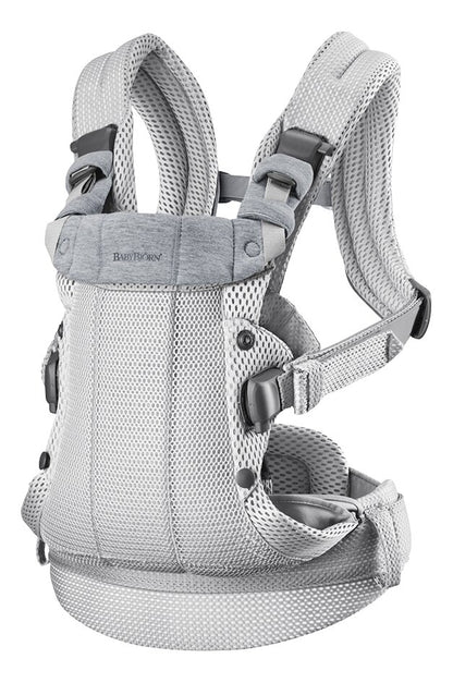 BabyBjörn Porte-bébé combiné Harmony 3D-mesh argenté