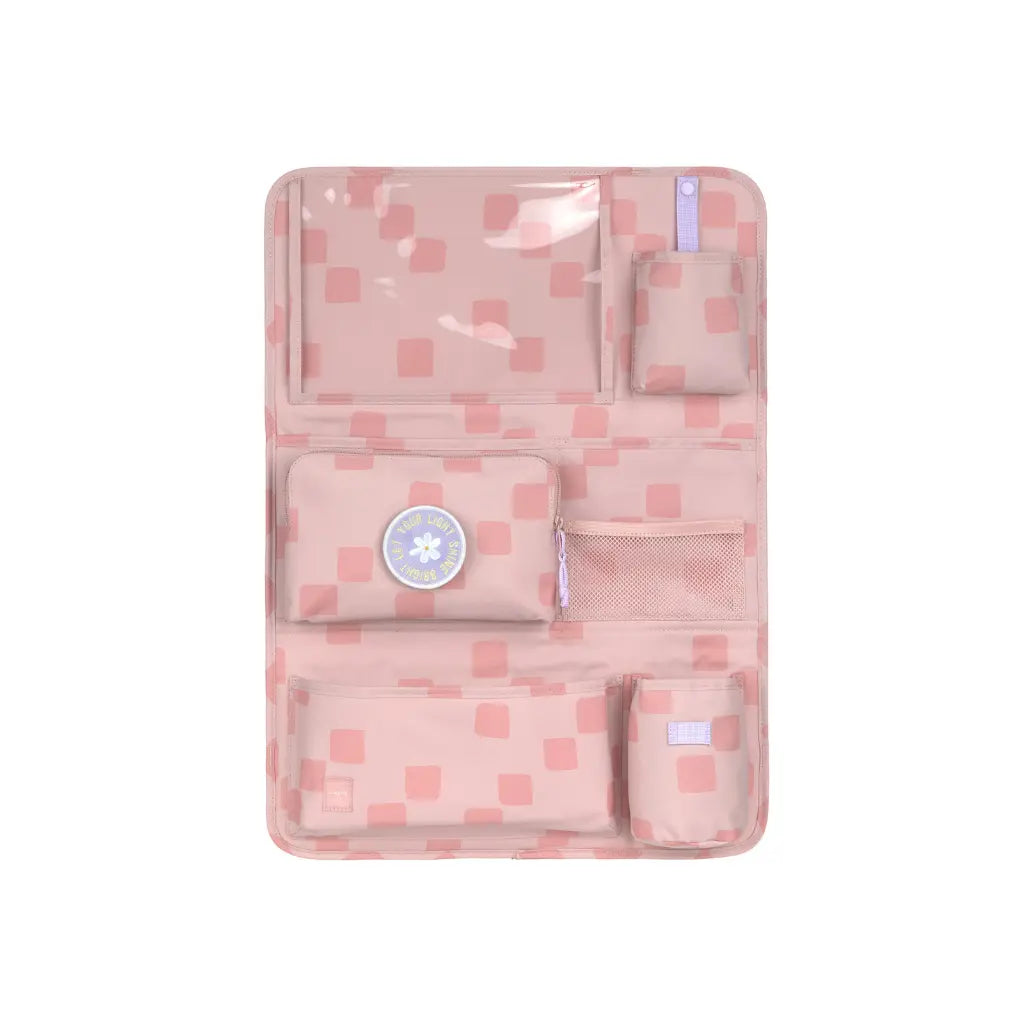 Lässig Opbergtas Car Wrap-to-go Pattern Party roze