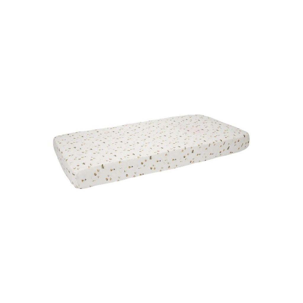 Little Dutch Hoeslaken voor wieg Sailors Bay White B 40 x L 80 cm